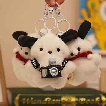 Кукла-подвеска Pacha Dog, автомобильный брелок, щенок, плюшевый рюкзак для собак, милый мультяшный наряд, креативный подарок 4 inch