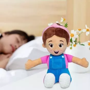 Кукла Rachel Ms Toys Забавные игрушки Интерактивная сенсорная кукла Игрушка для раннего обучения Большая плюшевая кукла Подарок на праздник для него и для нее B