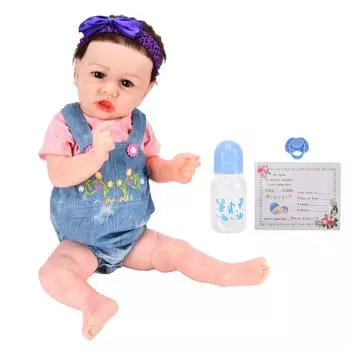 Кукла Reborn Girl, реалистичная виниловая 22-дюймовая водонепроницаемая утяжеленная игрушка-кукла Rebirth Baby для детей 3 лет