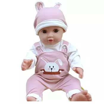 Кукла-реборн morytrade, детская массажная кукла для купания, милая, 40 см (девушка (Розовая одежда))