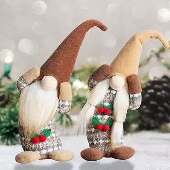 Кукла Рождественская кукла Украшение Очаровательный Гном Декор Гном Украшения Шведская Гном Кукла Санта Кукла Украшение Рождественская кукла Мистер Гном Нежный One Size