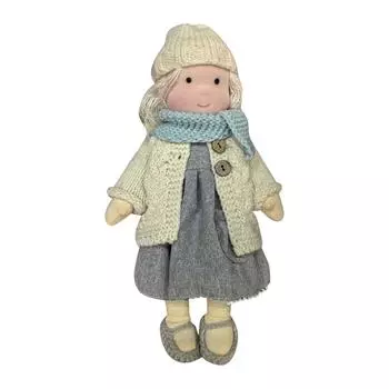 Кукла ручной работы, 11-дюймовые мягкие тряпичные куклы для девочек, вязаная кукла на день рождения, милая плюшевая кукла для девочек, персонализированный набор для плетения кукол One Size