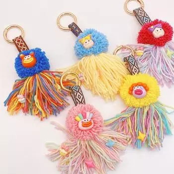 Кукла с большим ртом и уродливым кулоном, пушистый брелок для ключей в виде машины, кавайные украшения в виде медузы для детей Style A