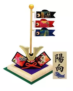 Кукла Сацуки Осака Тёсейдо Компактная мини-ширина 16 см. Креповое имя с выгравированным деревянным ярлыком. Бонус в комплекте. Шлем Сиракидай. Карповый стример. Обычное издание.