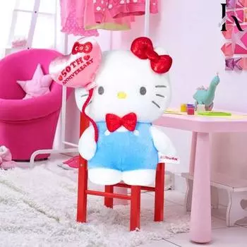 Кукла Sanrio Hello Kitty 50th Anniversary Средняя Персонажи Sanrio Булочка с корицей Куроми Моя Мелодия Пом Пом Пурин Почако