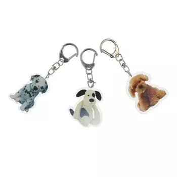 Кукла Щенок Кукла Щенок Брелок Мультяшное Животное Забавный Щенок Акриловый Брелок Леди Девочки Подарок B