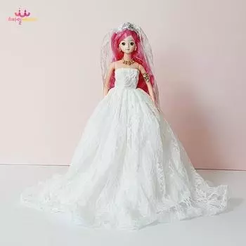Кукла Smile Baby Mimi Juju, одежда в стиле колокольчика, свадебное платье, популярные игрушки для корейских детей