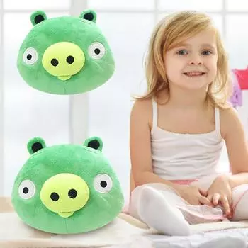 Кукла Свинья Кукла Большая Подушка Мягкая Игрушка Птица Свадебный Подарок Дети One Size зелёный