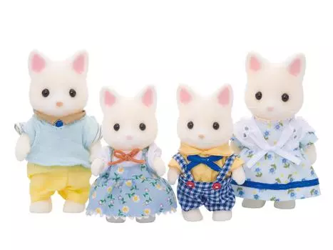 Кукла Sylvanian Families Кошка Сертификация ST Mark Возраст Игрушка Кукольный домик Sylvanian Families EPOCH [Silk Family] FS-12 3+