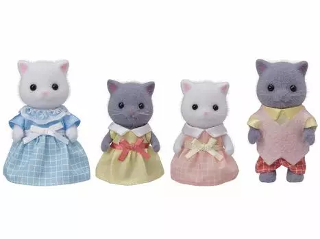 Кукла Sylvanian Families Кошка Сертификация ST Mark Возраст Игрушка Кукольный домик Sylvanian Families EPOCH [Персидская семья] FS-36 3+