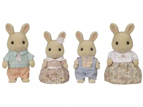 Кукла Sylvanian Families Кролик Сертификация ST Mark от 3 лет и старше Игрушечный кукольный домик Sylvanian Families EPOCH [Молочная семья] FS-47
