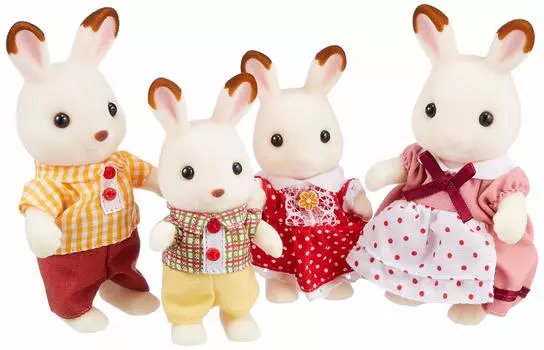 Кукла Sylvanian Families Кролик ST Mark Сертификация Возраст Игрушка Кукольный домик Sylvanian Families EPOCH [Шоколадная семья] FS-16 3+