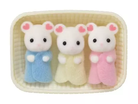 Кукла Sylvanian Families Marshmallow ST Mark Certification от 3 лет и старше Игрушечный кукольный домик Sylvanian Families EPOCH [Мышка Мицуго-чан] Ne-108
