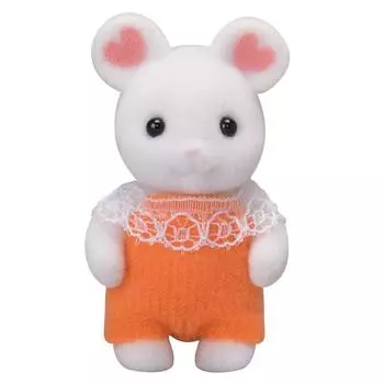 Кукла Sylvanian Families Marshmallow ST Mark сертифицирована для детей от 3 лет и старше Игрушечный кукольный домик Sylvanian Families EPOCH [Мышонок] Ne-107