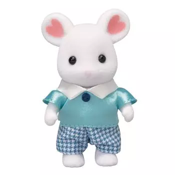 Кукла Sylvanian Families Мышь ST Mark Сертификация Возраст Игрушка Кукольный домик Sylvanian Families EPOCH [Marshmallow Boy] Ne-105 3+