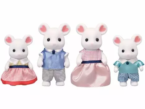 Кукла Sylvanian Families Мышь ST Mark Сертификация Возраст Игрушка Кукольный домик Sylvanian Families EPOCH [Marshmallow Family] FS-33 3+