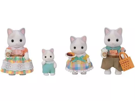 Кукла Sylvanian Families Neko ST Mark Сертификация Возраст Игрушка Кукольный домик Sylvanian Families EPOCH [Latte Family] FS-52 3+