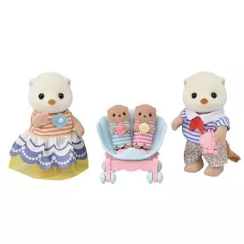 Кукла Sylvanian Families Otter ST Mark Certification от 3 лет и старше Игрушечный кукольный домик Sylvanian Families EPOCH [Sea Family] FS-54