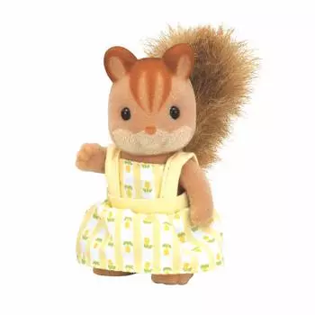 Кукла Sylvanian Families Squirrel Family Walnut Squirrel ST Mark Certification Возраст Игрушка Кукольный домик Sylvanian Families EPOCH [Девочка из ореха] Li-34 3+