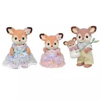 Кукла Sylvanian Families ST Mark Certification от 3 лет и старше Игрушка Кукольный домик Sylvanian Families EPOCH [Deer Family] FS-53