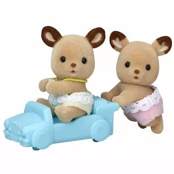 Кукла Sylvanian Families ST Mark Сертификация Возраст Игрушка Кукольный домик Sylvanian Families EPOCH [Deer Twins] C-69 3+