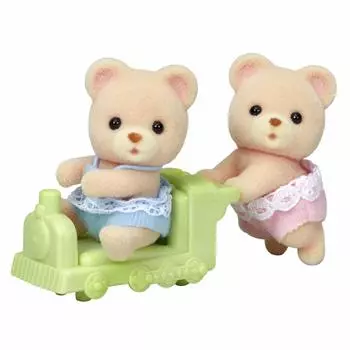 Кукла Sylvanian Families ST Mark Сертификация Возраст Игрушка Кукольный домик Sylvanian Families EPOCH [Медведи-близнецы] Ku-69 3+