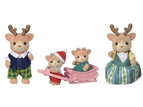 Кукла Sylvanian Families ST Mark Сертификация Возраст Игрушка Кукольный домик Sylvanian Families EPOCH [Семья оленей] FS-44 3+
