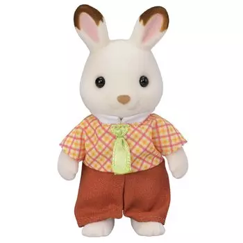 Кукла Sylvanian Families ST Mark Сертификация Возраст Игрушка Кукольный домик Sylvanian Families EPOCH [Отец шоколадного кролика] U-100 3+
