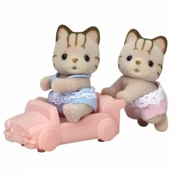Кукла Sylvanian Families ST Mark Сертификация Возраст Игрушка Кукольный домик Sylvanian Families EPOCH [Shimaneko Twins] Ni-116 3+