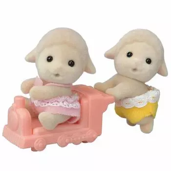 Кукла Sylvanian Families ST Mark Сертификация Возраст Игрушка Кукольный домик Sylvanian Families EPOCH [Овцы-близнецы] Hi-08 3+