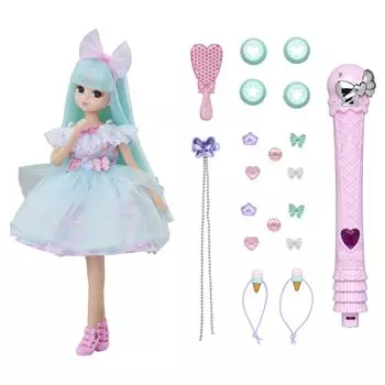 Кукла TAKARA TOMY Kiratto Karachen Gelato Toppin Jewel Увеличенная кукла Игрушка для ролевых игрушек От 3 лет Соответствует стандартам безопасности игрушек Сертификация ST Mark