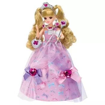 Кукла Takara Tomy Prism Ribbon Princess Play Toy Ages Licca-chan LD-04 Dress-up 3+