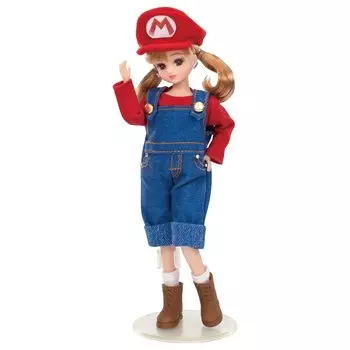 Кукла TAKARA TOMY Super Mario Daisuki Play Toy Ages Licca-chan LD-33 Licca-chan Dress-up 3+ синий