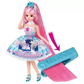 Кукла TAKARA TOMY Волшебная кукла с длинными волосами Игрушка для игрушек в домике Возраст: от 3 лет Соответствует стандартам безопасности игрушек Сертификация ST Mark Licca TAKARA TOMY Licca-chan