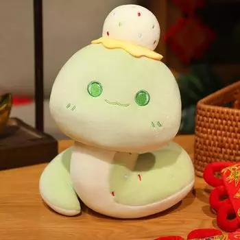 Кукла-талисман «Змея» Юаньбао Счастливое сокровище Год кукол «Змея» Весенний фестиваль Ежегодная встреча Мероприятия Призы Подарки на Новый год 30cm