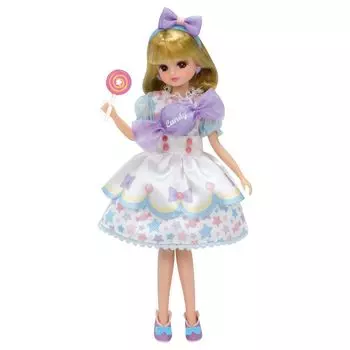 Кукла Томи Такара Милая кукла Play House Toy Ages Licca-chan LD-09 Candy Dress-up 3+