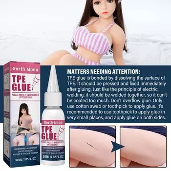 Кукла TPE, клей для быстрого ремонта, жидкий фиксатор, фиксирующий аксессуар, клей-агент, готовый для ремонта TPE, жесткая кукла для взрослых TPE, не X1V3 China