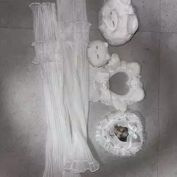 Кукла Uji, кружевное пальто, кружевные утеплители для рук