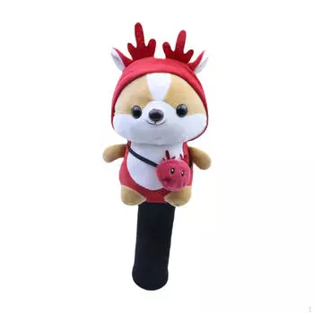 Кукла-животное, чехол для головы клюшки для гольфа, деревянный чехол для головы, чехол на голову, антицарапающий, милый подарок для гольфиста Elk