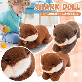 Кукла-животное из семи цветов, милая мультяшная кукла-животное, декоративные аксессуары, подарочная кукла 26CM коричневый