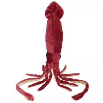 Кукла-животное в виде кальмара, симпатичное большое морское животное, мягкая плюшевая кукла-осьминог, красная