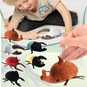 Кукла-жук, маленькая плюшевая кукла, креативные декоративные украшения можно носить с собой, забавная мягкая плюшевая игрушка в подарок One Size