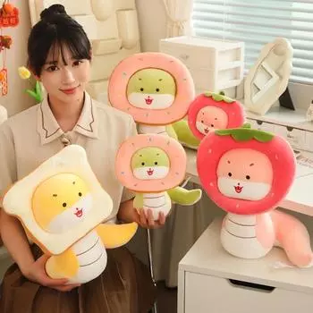 Кукла-змея 2025 год змеи чучело животного украшение на китайский Новый год 23cm красный