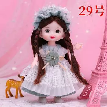 Куклы 13 шарнирных игрушек с одеждой и обувью Кукла Молли для девочек Принцесса BJD Кукла с несколькими шарнирами 30