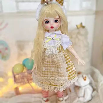 Куклы BJD, полный набор из шести женских кукол для девочек, детские подарки на день рождения, моделирование свадебного платья, костюм, игрушки 30CM