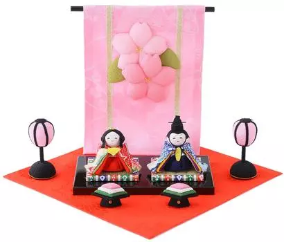 Куклы Hanabacho Warabe Festival Фестиваль Мини Маленькая Кукла Хина Компактные Куклы из Крепового Материала