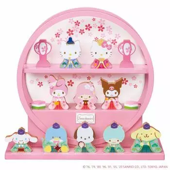 Куклы Хина Персонажи Sanrio Деревянные куклы Хина 10 человек Украшения