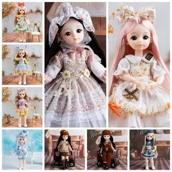 Куклы и одежда BJD с коричневыми глазами Куклы BJD Шарнирная кукла Девочка Детская игрушка L