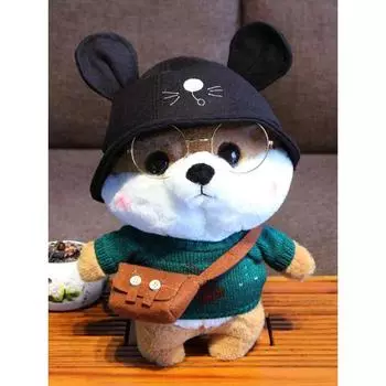 Куклы Ins Shiba Inu, милые тряпичные куклы, плюшевые игрушки, украшения для собак, подарок на день рождения для девочки 30cm