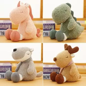 Куклы из стекловолокна Ins Style Cute Unicorn Dolls Grab Machines Doll Plush Toys 23cm
